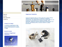 Tablet Screenshot of juggernautindusa.com